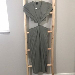 NWT cut out midi dress